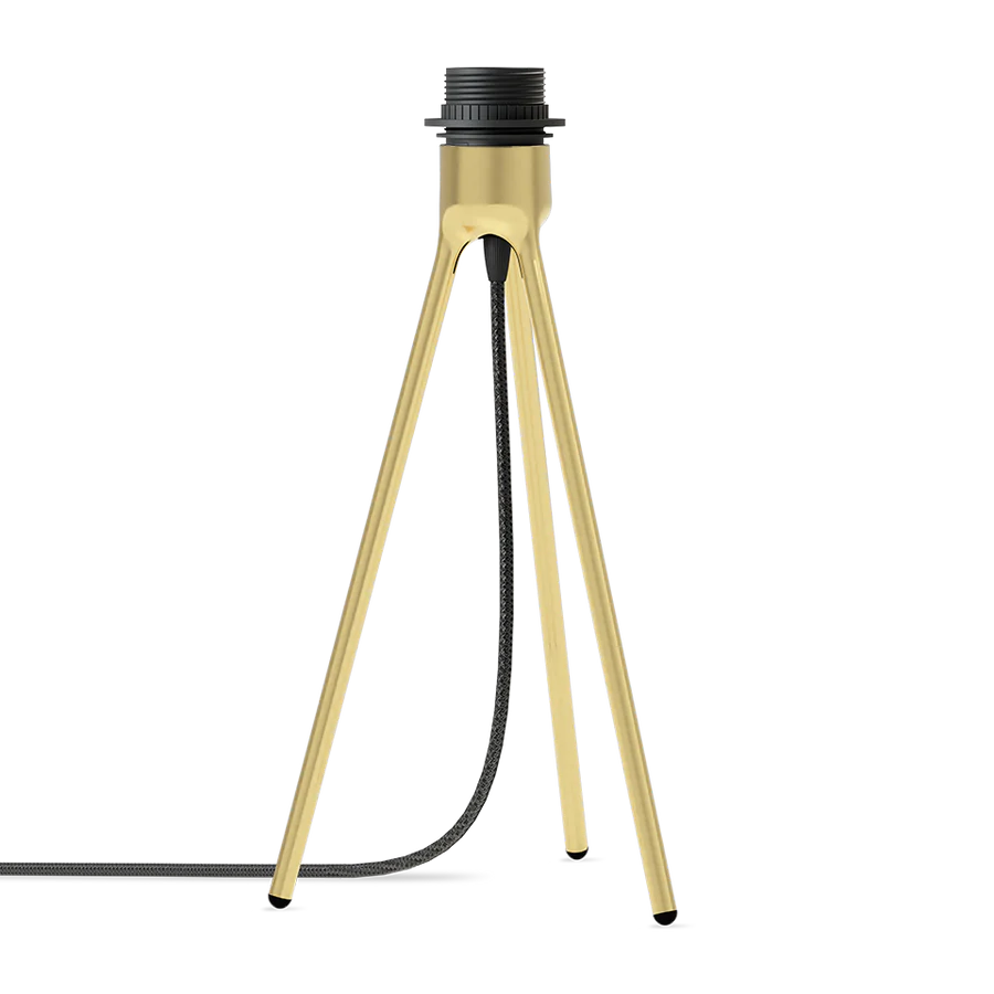Tripod Table Lampestander Børstet Messing - UMAGE