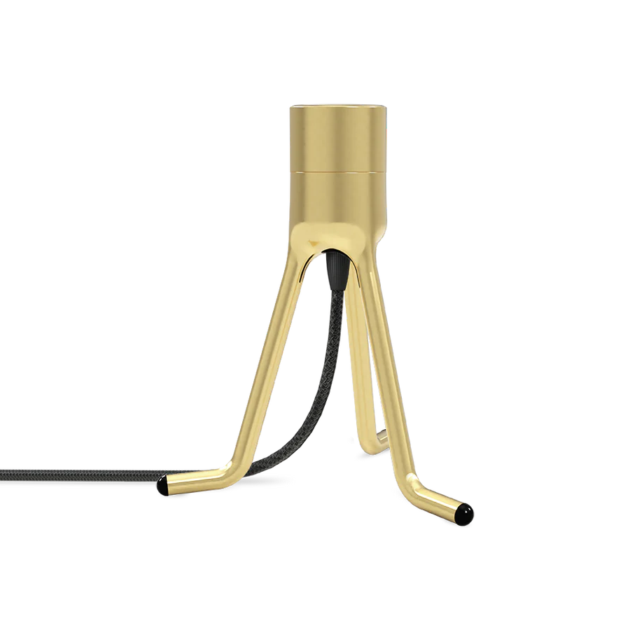 Tripod Base Lampestander Børstet Messing - UMAGE