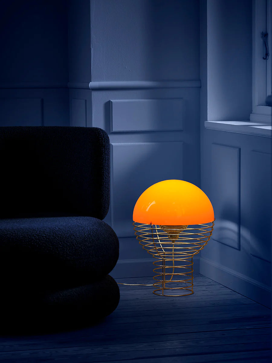 VP Wire Bordlampe ø40, orange