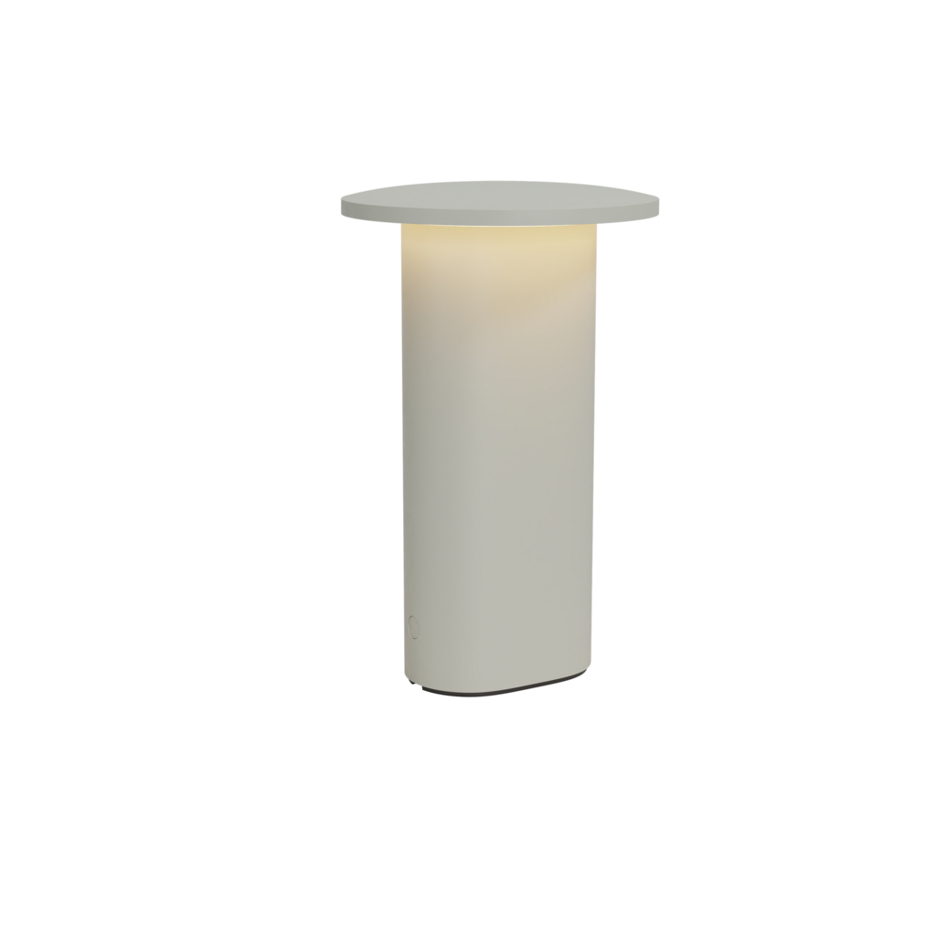 Solae Portable Lampe Warm Grey tændt