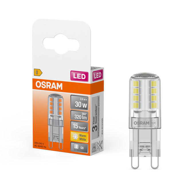 Osram LED Stift 2,6W 320lm 2700K G9