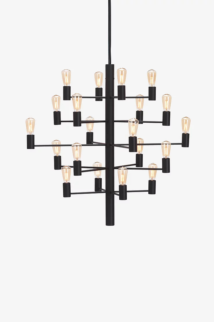 Manola Lysekrone 20 Sort E14 LED - Belid