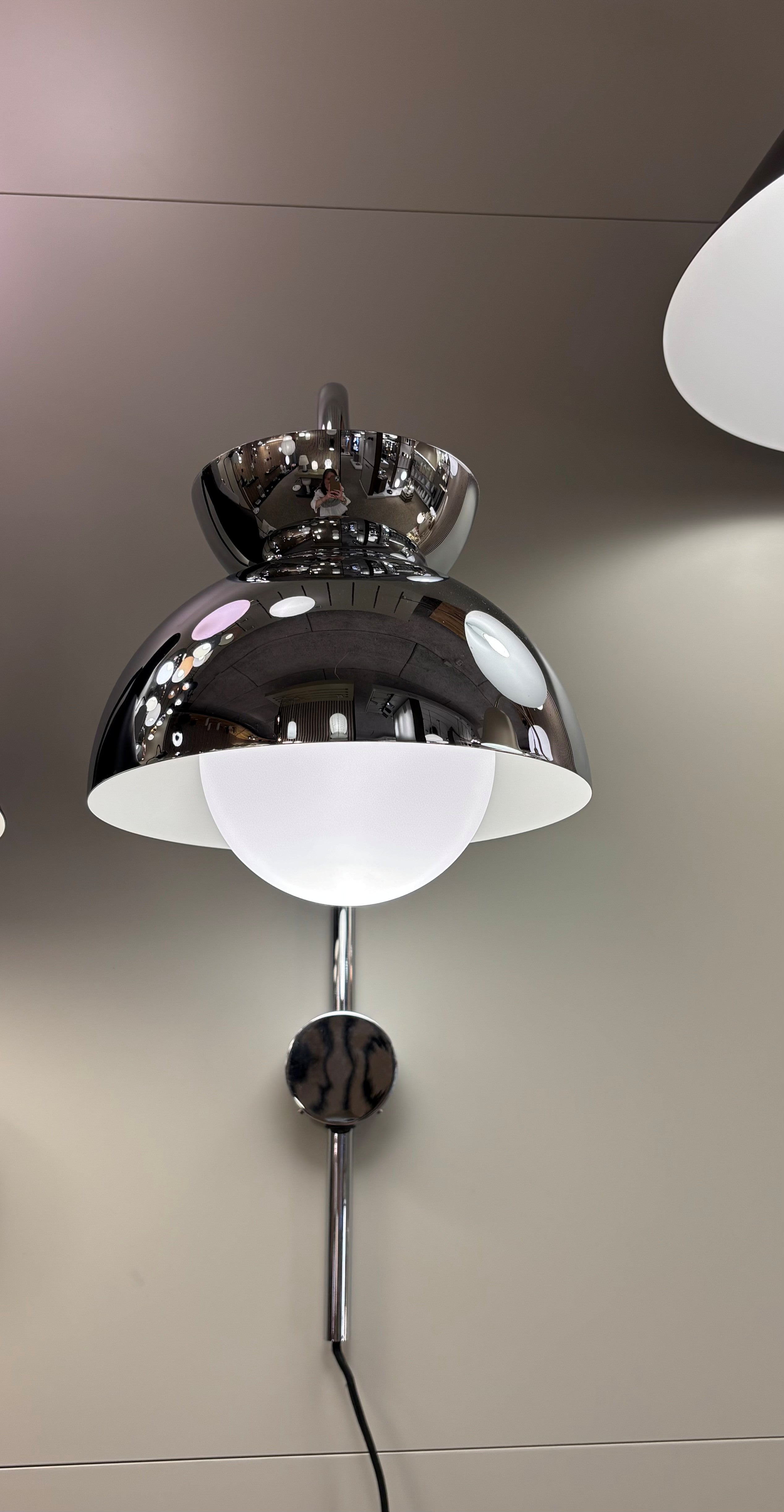 Butterfly Væglampe Krom - DEMO