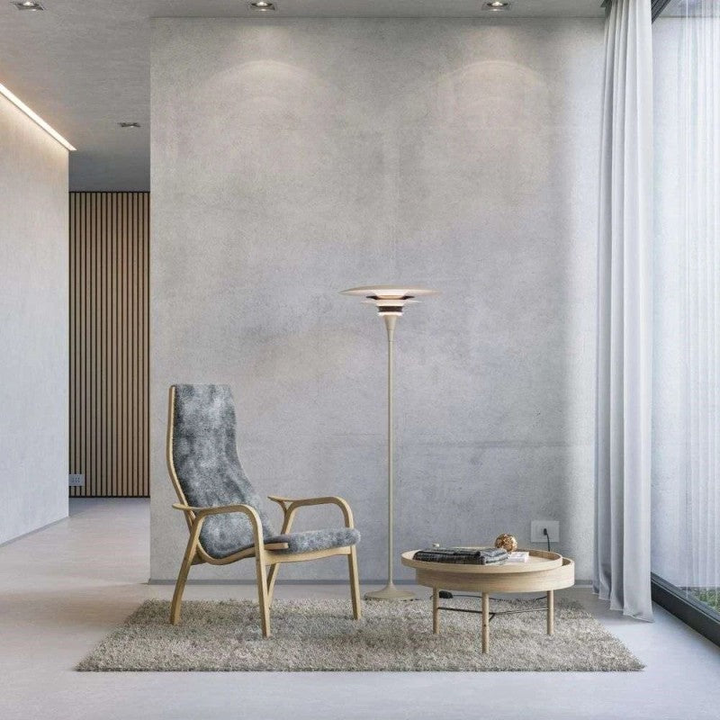 Diablo Gulvlampe Ø50 Sandfarvet, bronze E27