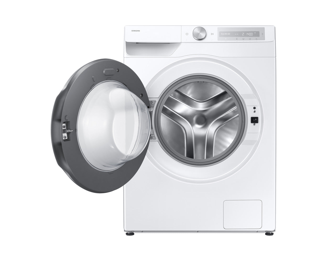 Samsung WW90DG6U85HHU3 9kg Hvid Frontbetjent Vaskemaskine åben låge