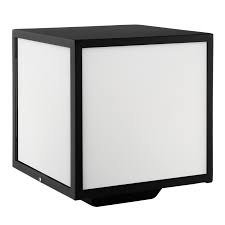 Norlys Lofoten Portstolpe Sort Opal, E27 IP44 57W - Udendørslampe