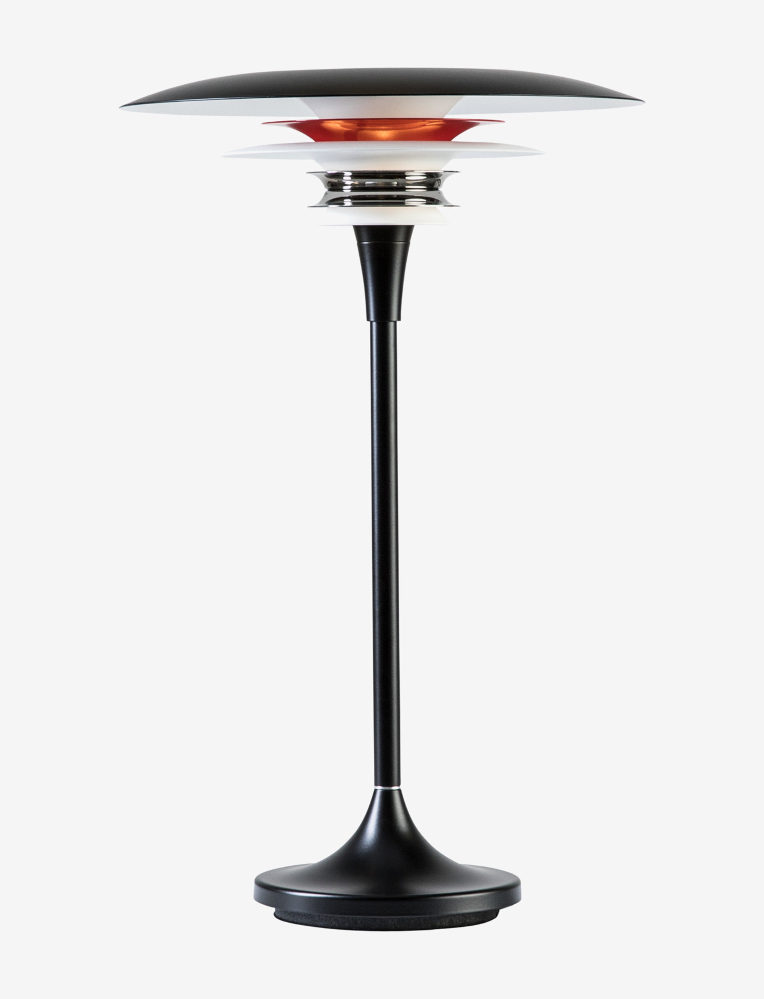 Diablo Bordlampe Ø30 Mat sort, blank rød G9