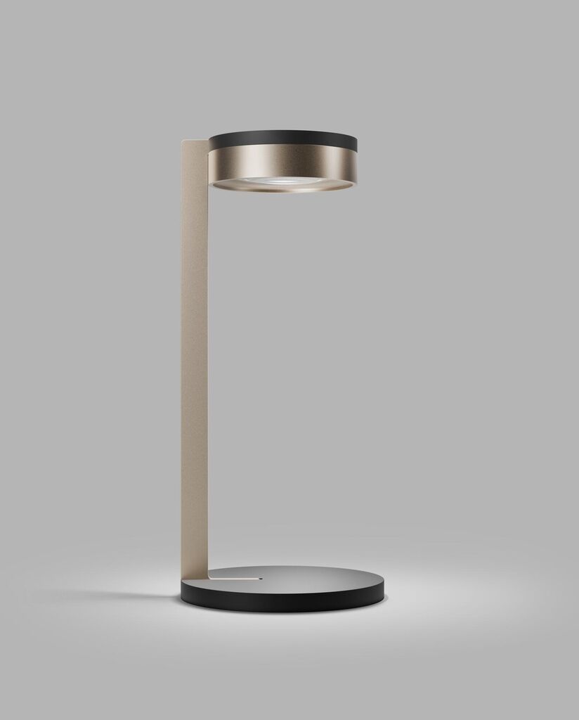 Light-Point Blade T2 Slim matsort satinguld LED bordlampe af Studio F. A. Porsche