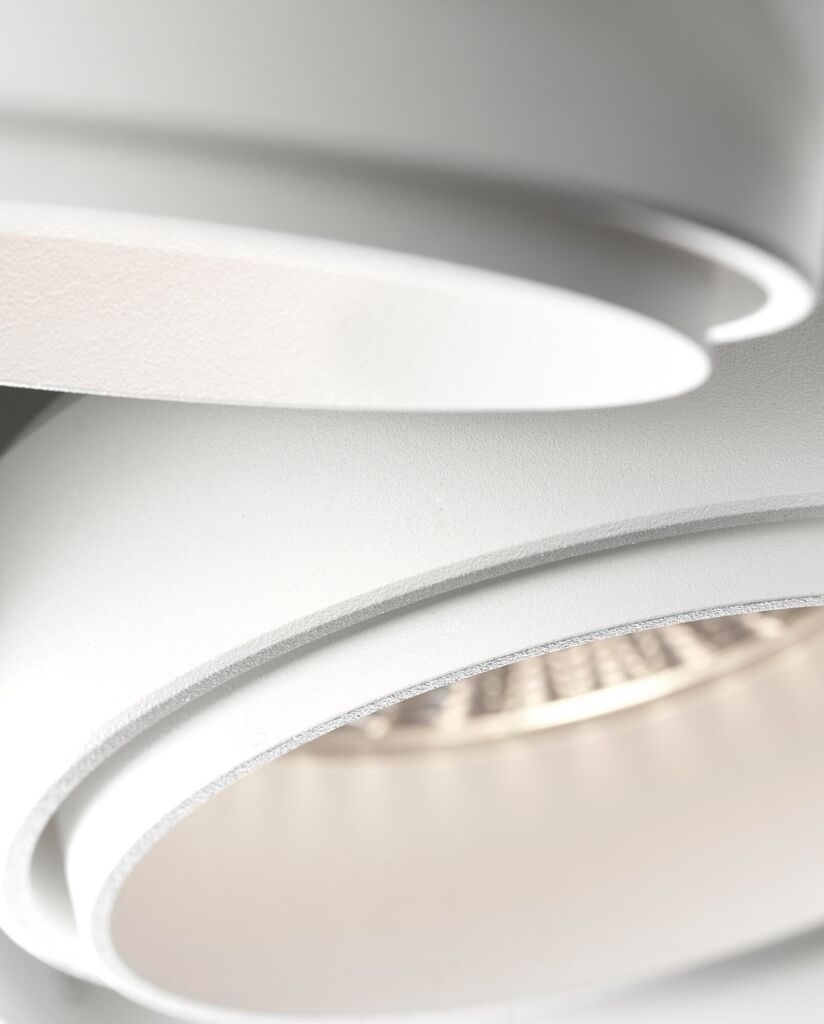 Fine detaljer i Ghost+ 2 linser i hvid af Light-Point