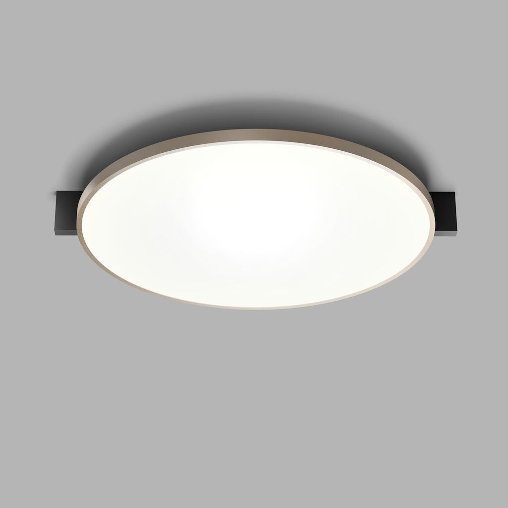 Inlay C3 Disc matsort satinguld LED loftslampe billede 4