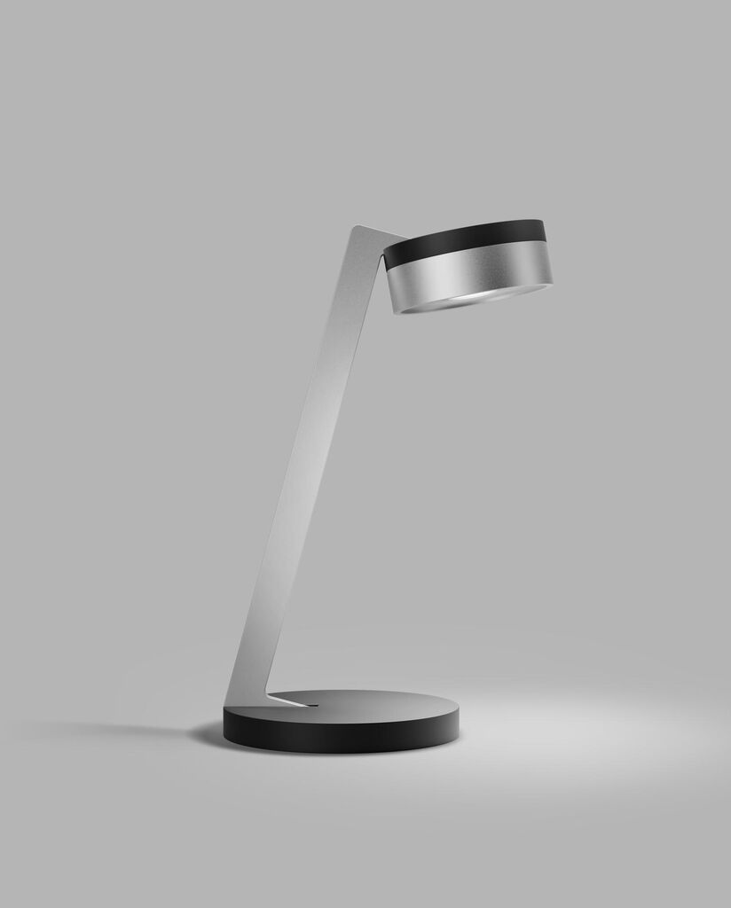 Light-Point Blade T1 Slim matsort satinsølv LED bordlampe af Studio F. A. Porsche