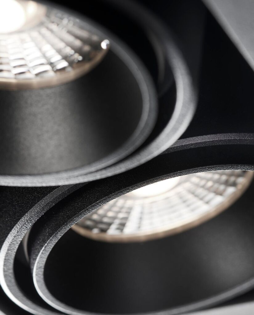 Close-up af Light-Point Ghost+ 2 i sort