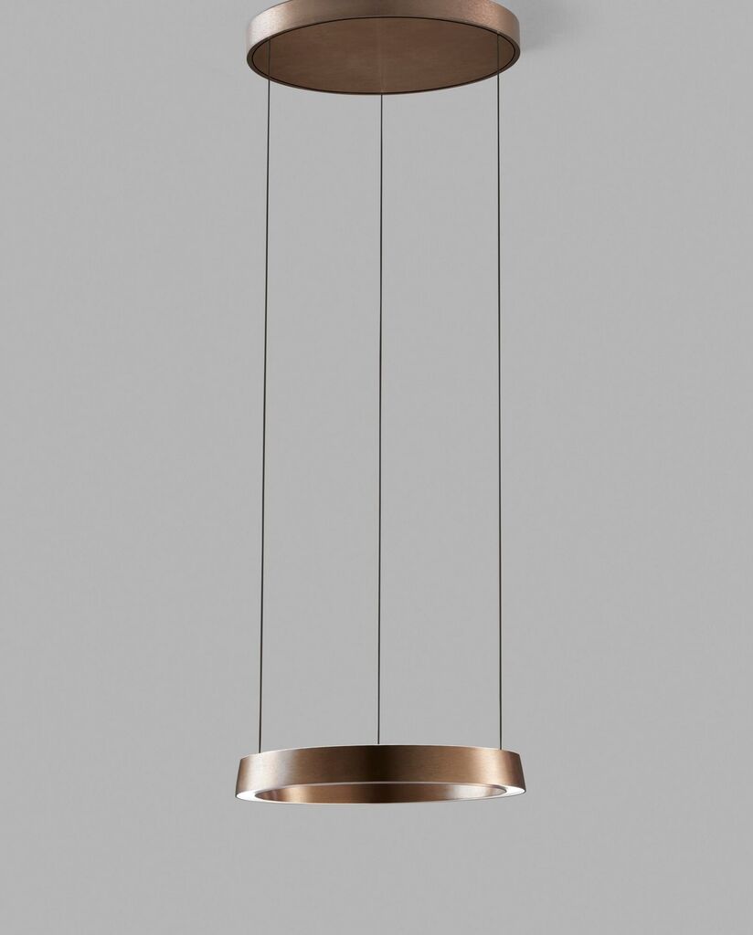 Edge Round Ø500 LED Smart Tune Pendel Rose Gold m. Sensor