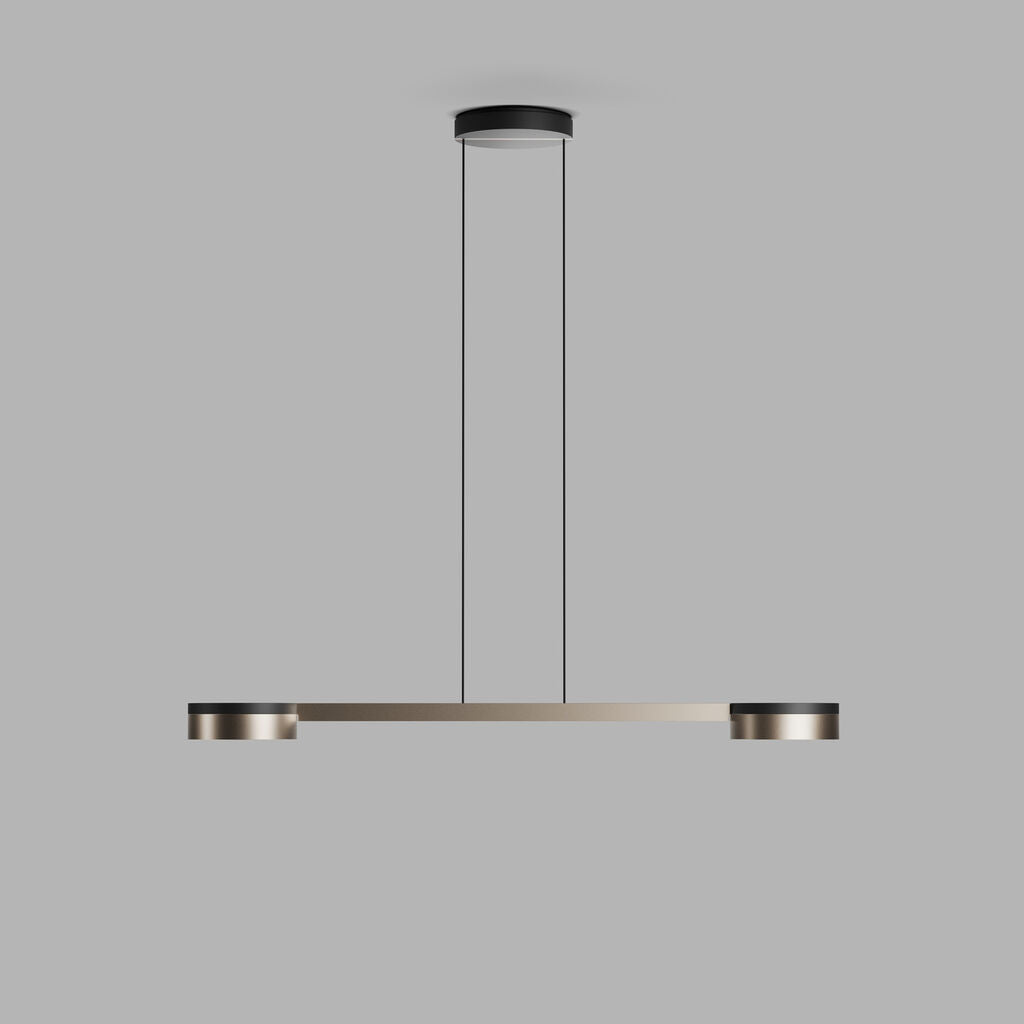 Blade S2 Slim matsort satinguld LED pendel billede 4