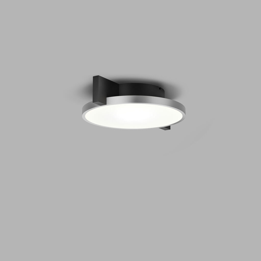 Light-Point Inlay C1 Disc matsort satinsølv LED loftslampe af Studio F. A. Porsche alternativ