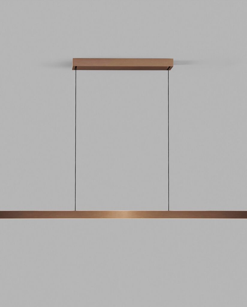 Light-Point Edge Linear S2000 LED Smart Tune Pendel Rose Gold m. Sensor