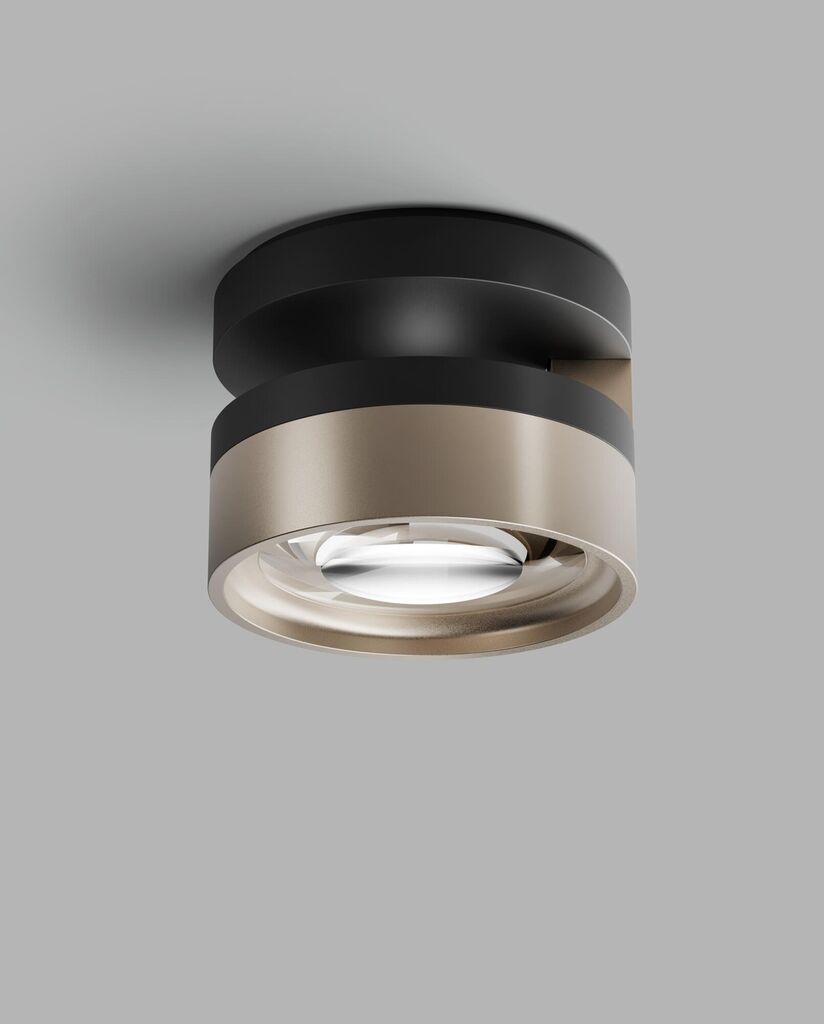 Blade C1+ Slim matsort satinguld LED loftslampe billede 4