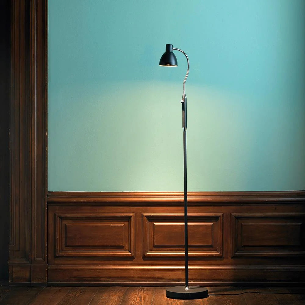 Hudson Gulvlampe LED Sort - Halo Design