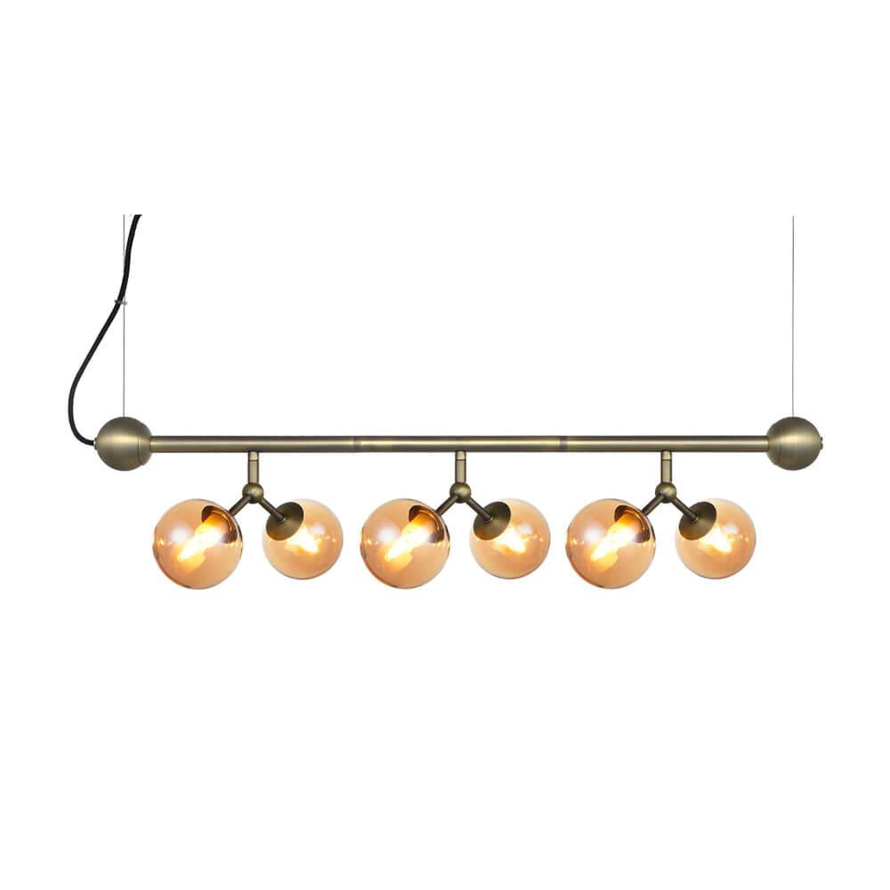 Atom Vandret lysekrone Lille Ø31 Antik Messing - Halo Design