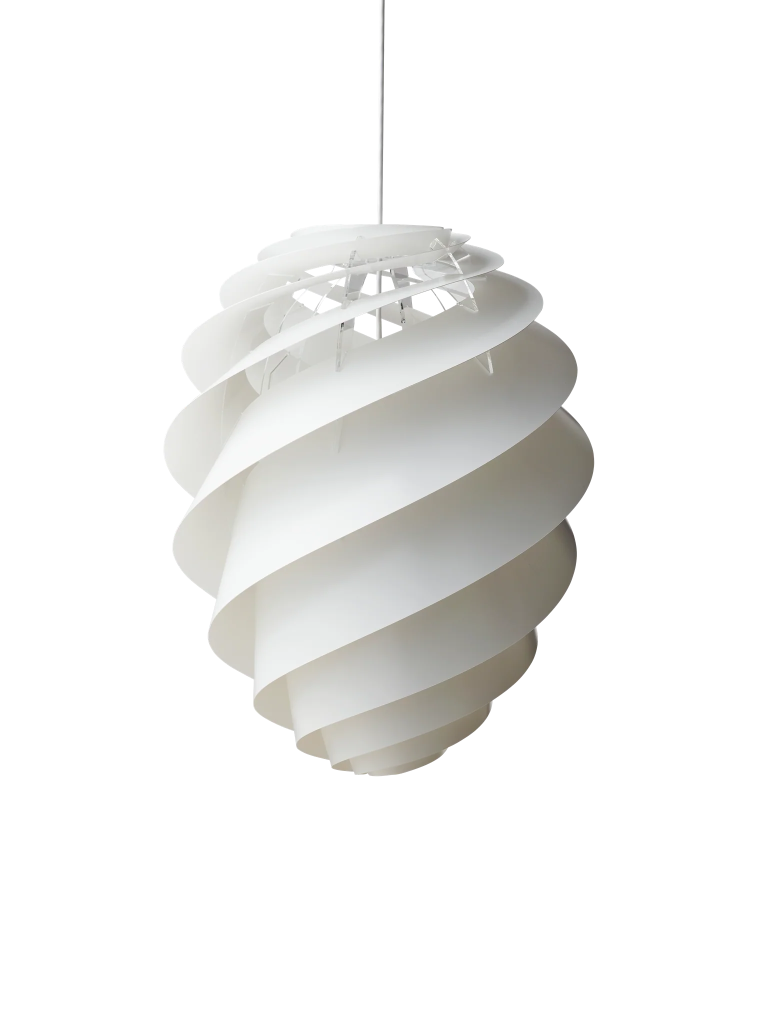 Swirl 2 hvid stor pendel billede 4