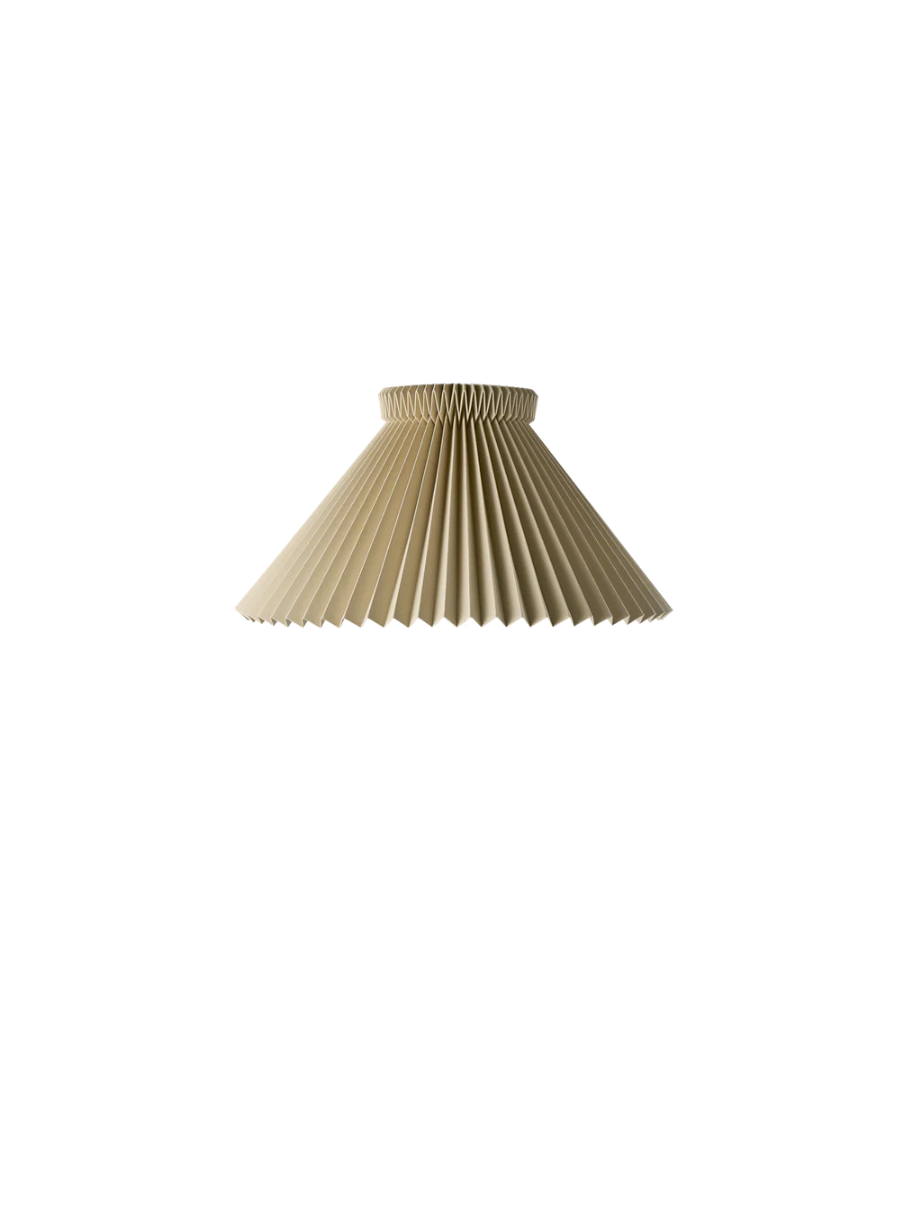LE KLINT Model 1 Colour Pleats buttermilk 17cm lampeskærm