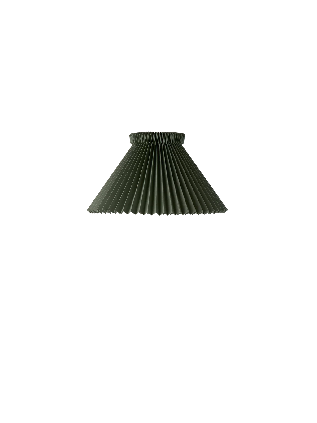 LE KLINT Model 1 Colour Pleats moss green 17cm lampeskærm