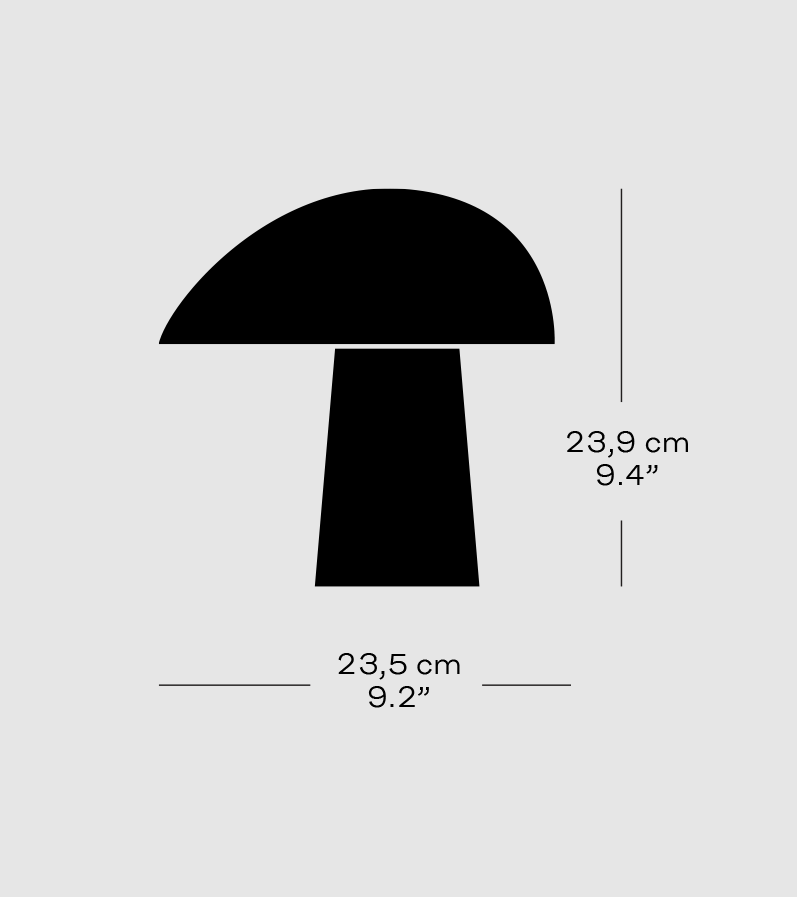 Night Owl™ Sortpoleret Stål Bordlampe