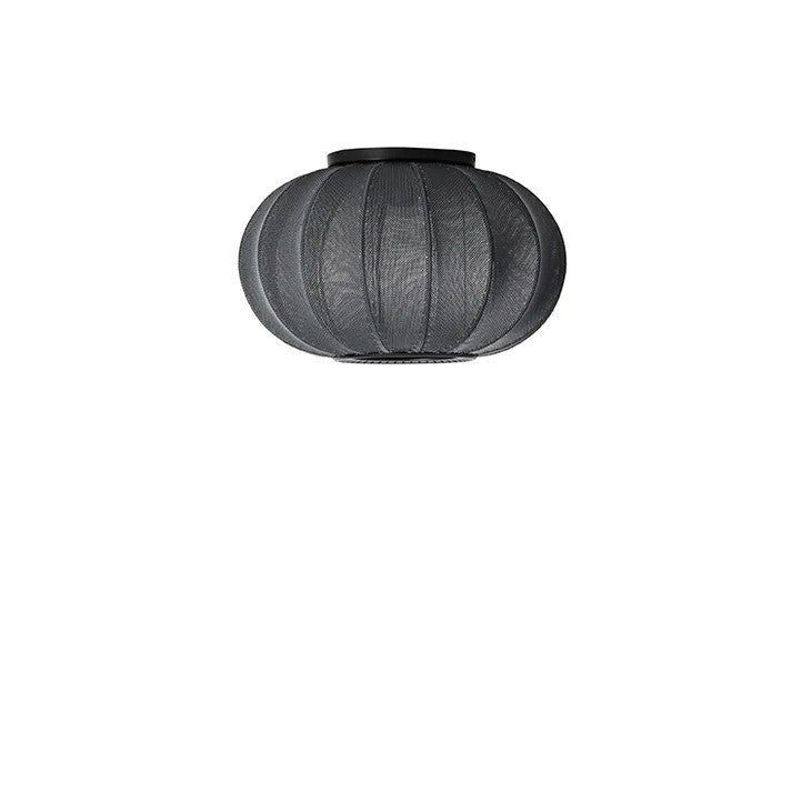 Knit-Wit Ø45 Oval Loftslampe Black