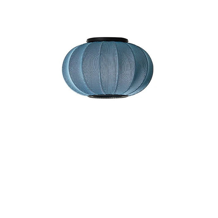 Knit-Wit Ø45 Oval Loftslampe Blue Stone