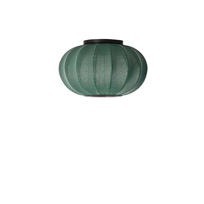 Knit-Wit Ø45 Oval Loftslampe Tweed Green
