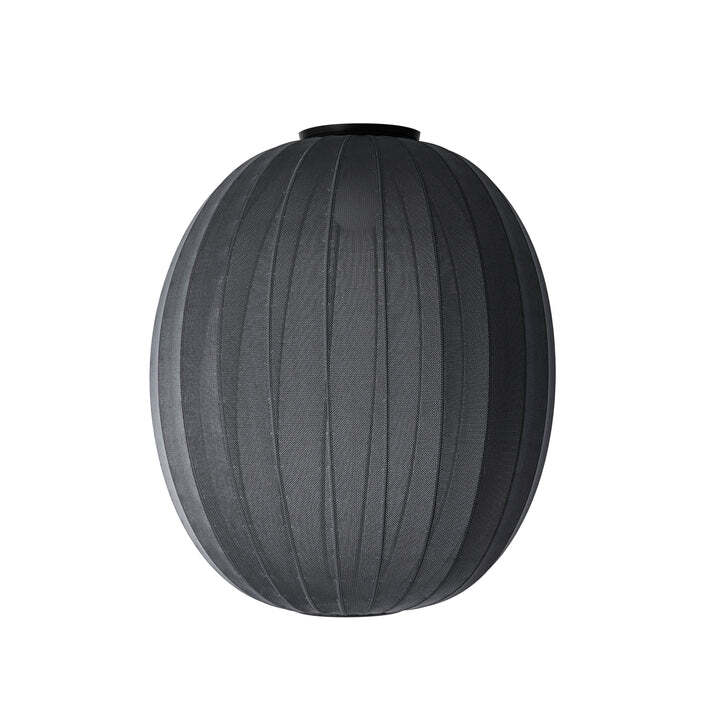 Knit-Wit Ø65 High Oval Loftslampe Black