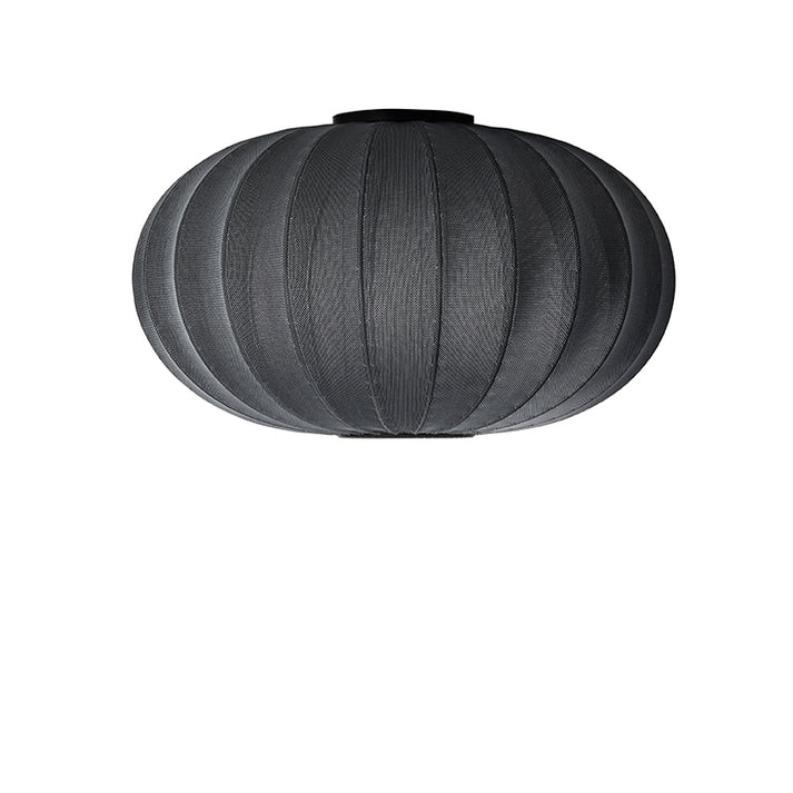 Knit-Wit Ø76 Oval Loftslampe Black