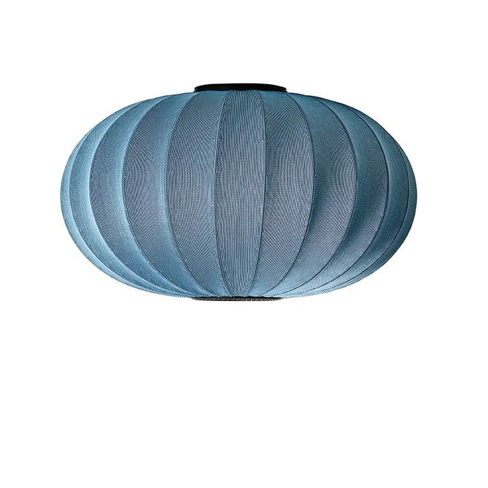 Knit-Wit Ø76 Oval Loftslampe Blue Stone