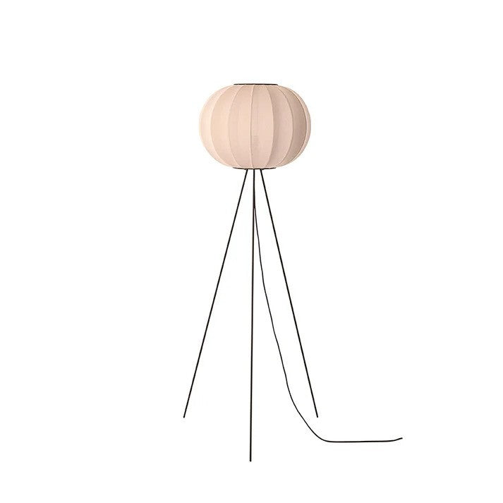 Knit-Wit Ø45 Round Gulvlampe High Sand Stone billede 4