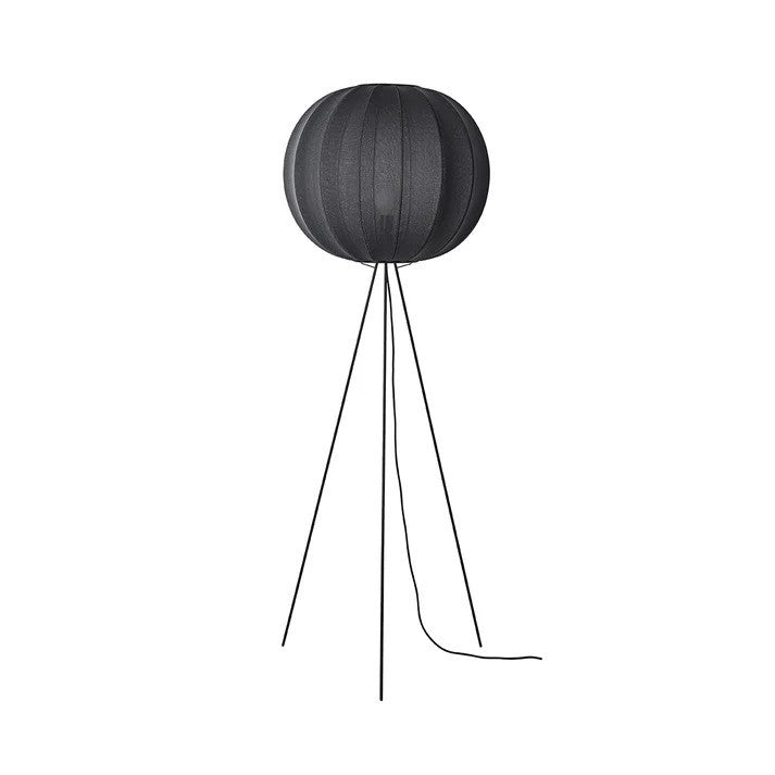 Knit-Wit Ø60 Round Gulvlampe High Black