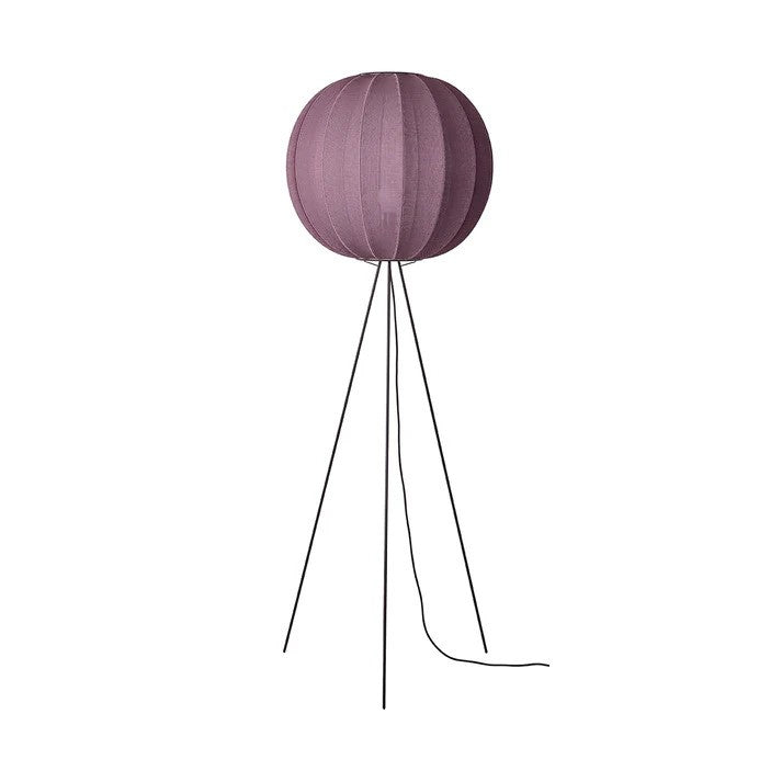 Knit-Wit Ø60 Round Gulvlampe High Burgundy