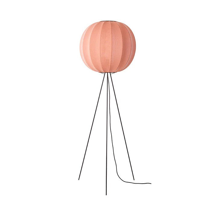 Knit-Wit Ø60 Round Gulvlampe High Coral