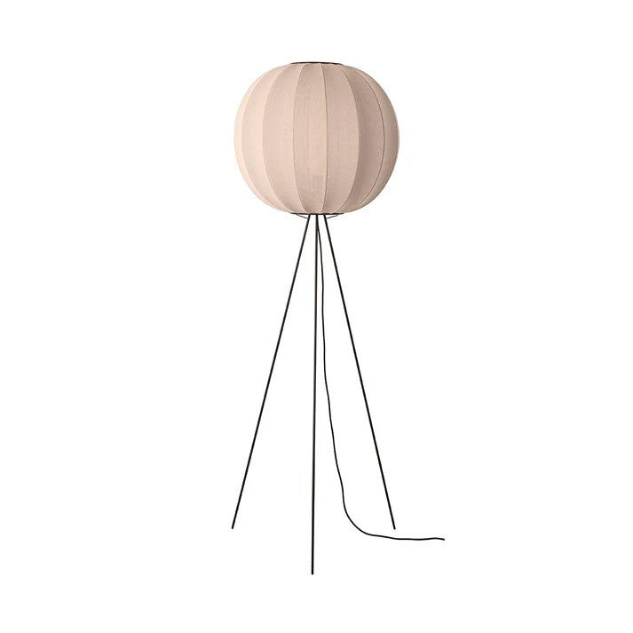 Knit-Wit Ø60 Round Gulvlampe High Sand Stone billede 4