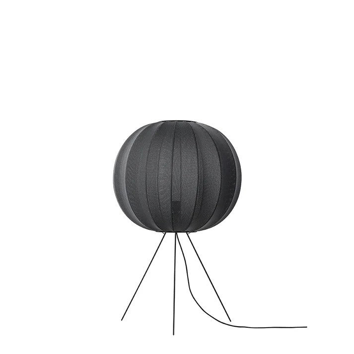 Knit-Wit Ø60 Round Gulvlampe Medium Black