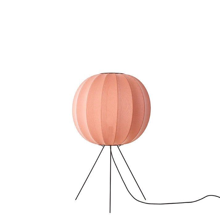 Knit-Wit Ø60 Round Gulvlampe Medium Coral