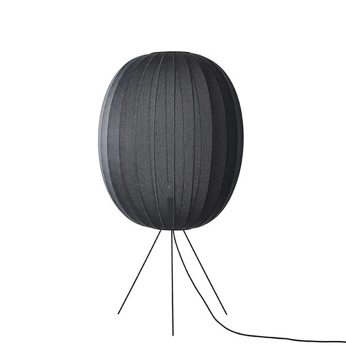 Knit-Wit Ø65 High Oval Floor Medium Black