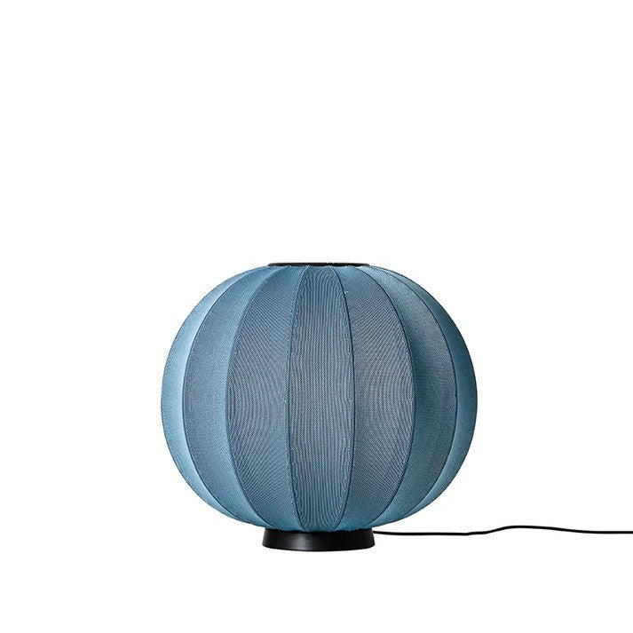 Knit-Wit Ø60 Round Gulvlampe Level Blue Stone