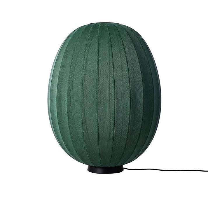 Knit-Wit Ø65 High Oval Floor Level Tweed Green