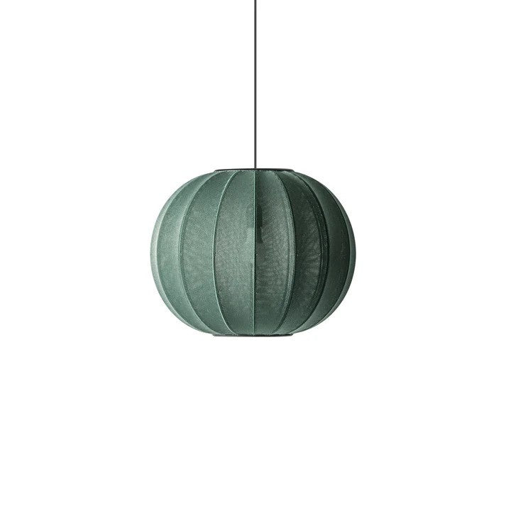 Knit-Wit Ø45 Round Pendel Tweed Green billede 4