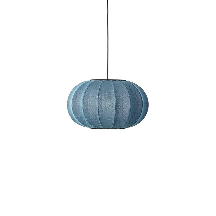 Knit-Wit Ø45 Oval Pendel Blue Stone billede 4