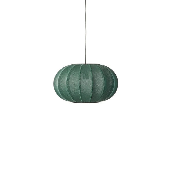 Knit-Wit Ø45 Oval Pendel Tweed Green billede 4