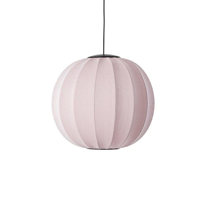 Knit-Wit Ø60 Round Pendel LED Light Pink
