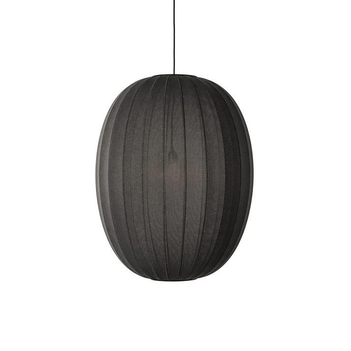 Knit-Wit Ø65 High Oval Pendel Black billede 4