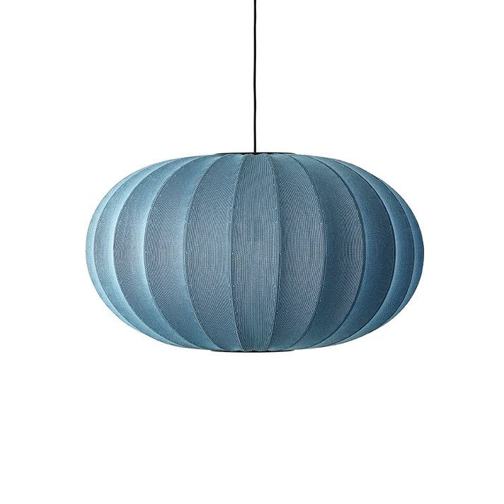 Knit-Wit Ø76 Oval Pendel Blue Stone billede 4