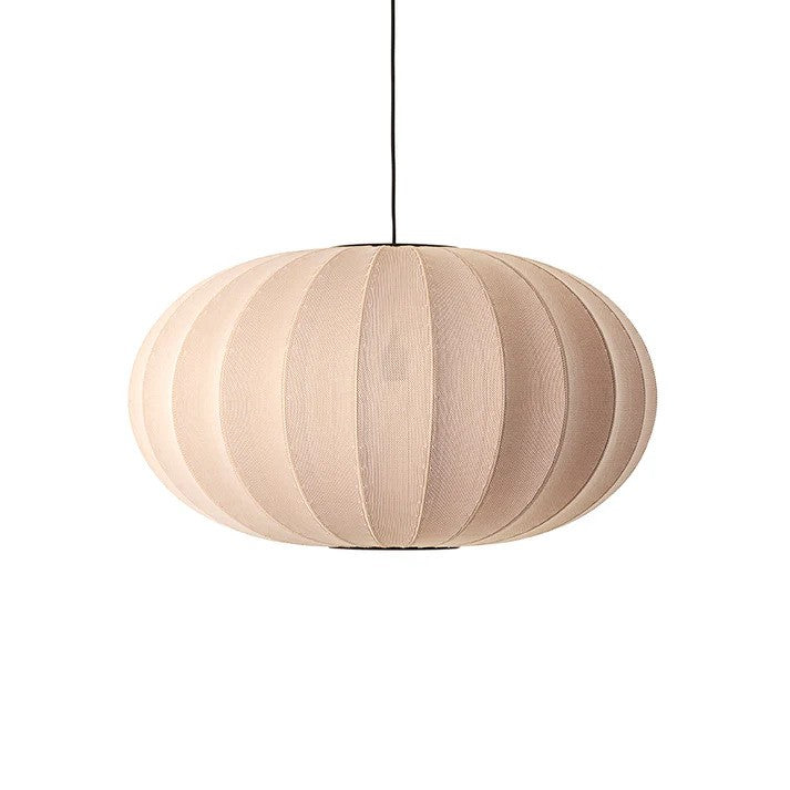 Knit-Wit Ø76 Oval Pendel Sand Stone billede 4
